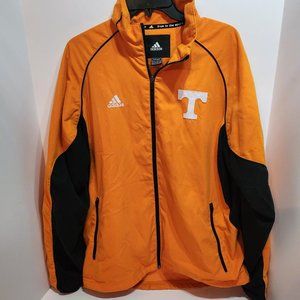 ADIDAS TENNESSEE VOLS FOOTBALL ORANGE FULL ZIP JACKET MEN'S SIZE SMALL